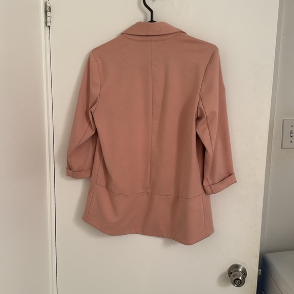 Vero Moda Light Pink 3/4 Sleeves Blazer - Picture 2 of 7